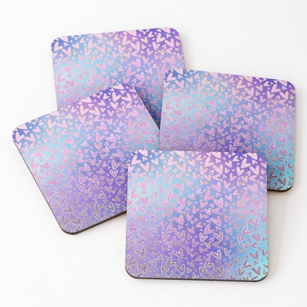Item preview, Ombre Hearts Print designed and sold by 8118420I.