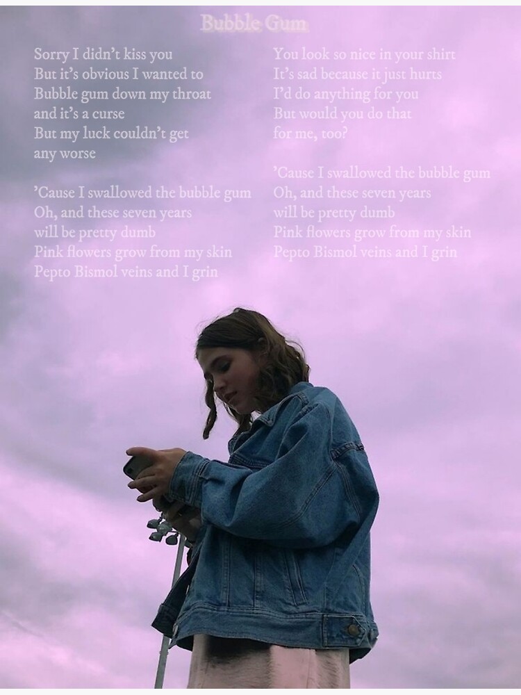 "Clairo Bubble Gum" Photographic Print by sensitivekind Redbubble