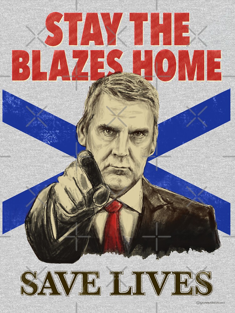 Stay the Blazes Home no background by GlowbugDesign