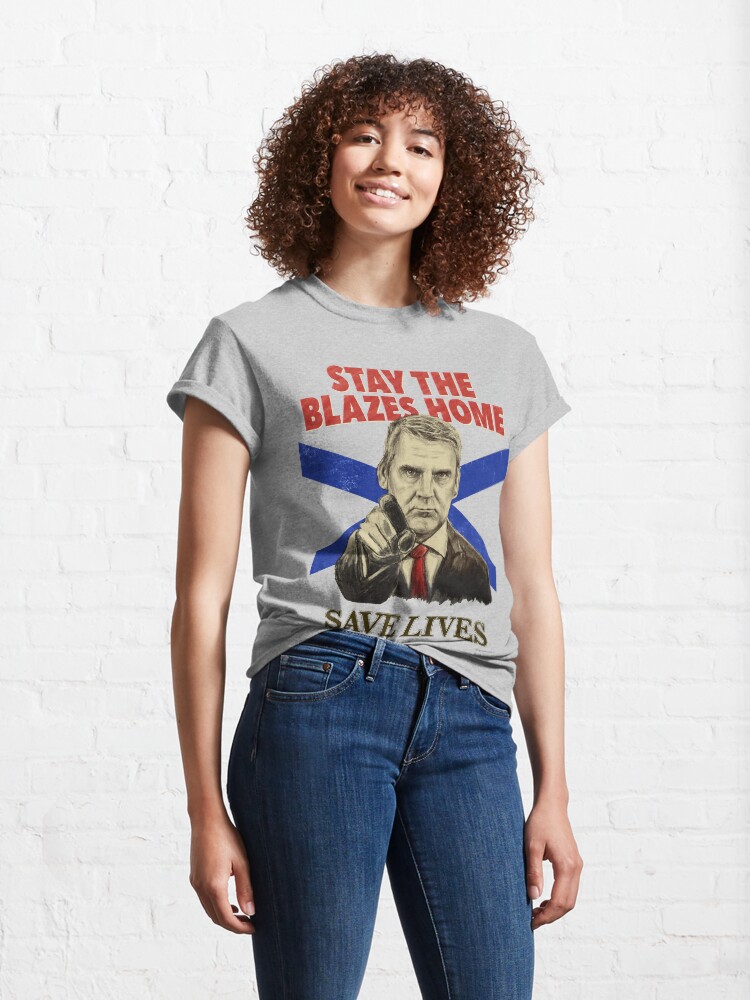 Alternate view of Stay the Blazes Home no background Classic T-Shirt