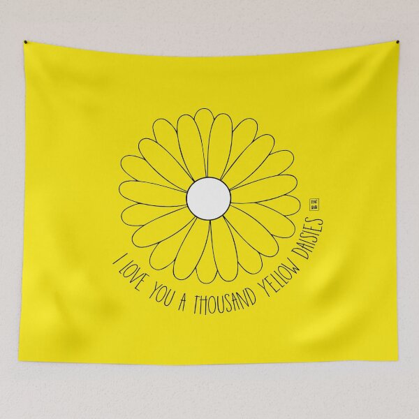 Item preview, A thousand yellow daisies designed and sold by fanartbygabi | Gabi Veiga.