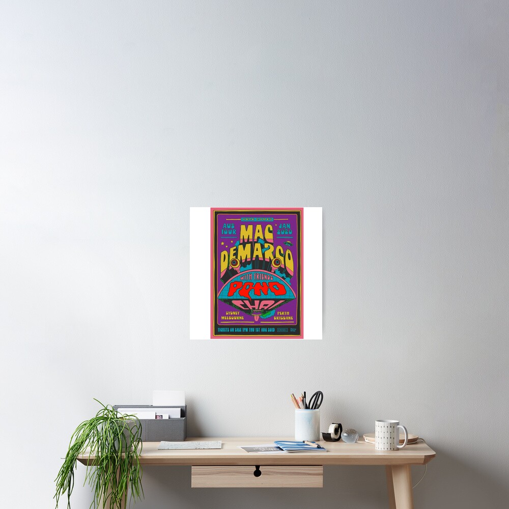 Mac Demarco Retro Design Poster