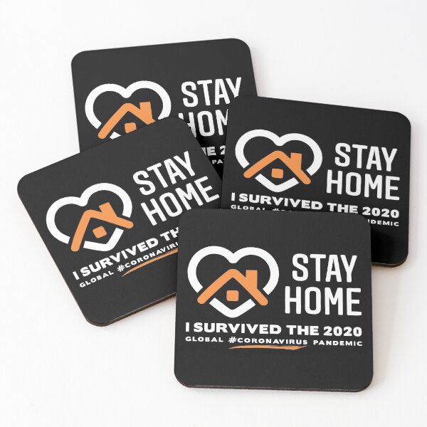 Item preview, STAY HOME 2020 CORONAVIRUS PANDEMIC GLOBAL WORLD black designed and sold by tkgarage.