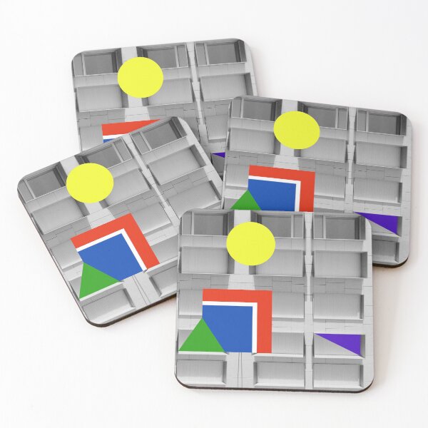 Item preview, Photomontage illustration geometrique multicolore designed and sold by Carré Comme Orange.
