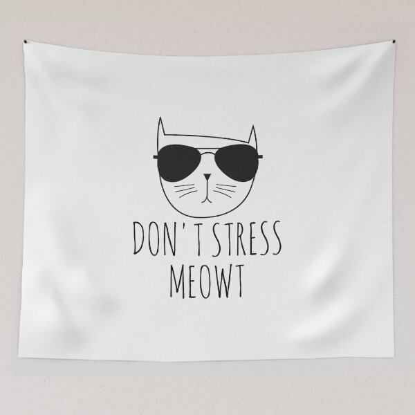 Item preview, Don't Stress Meow Cat designed and sold by NationalDay.