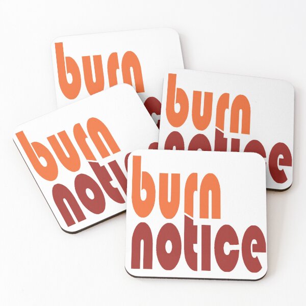 Item preview, Burn Notice Logo designed and sold by Shirts4Fandoms.