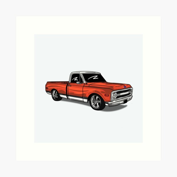 C10 Truck Art Print