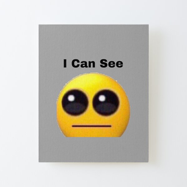 Cursed Emoji Mounted Print for Sale by Hairy-Ary