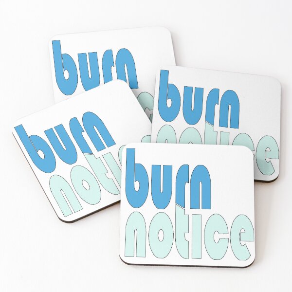 Item preview, Burn Notice Logo designed and sold by Shirts4Fandoms.