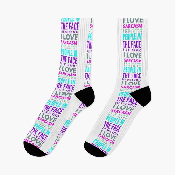 Item preview, I Love Sarcasm It's Like Punching People In The Face But With Words designed and sold by DoctorParanoid.