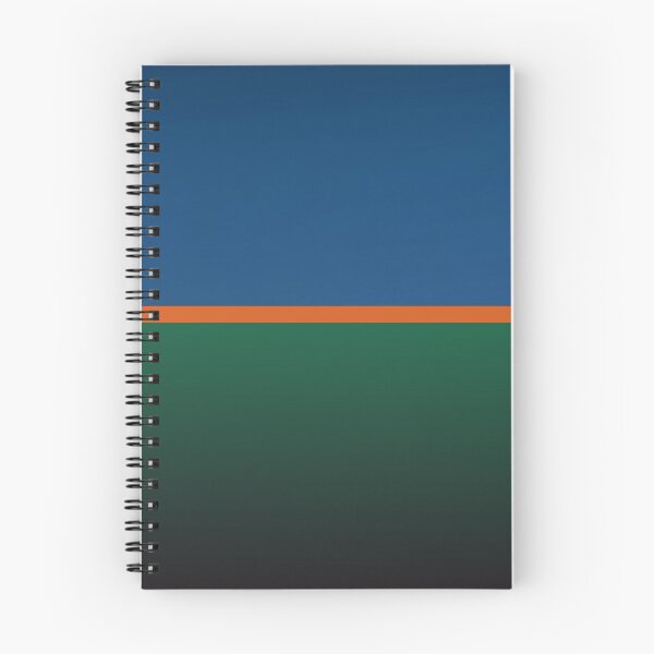 Aperçu de l'œuvre Crépuscule en blocs de couleur bleu-vert créée et vendue par PetitRouquin.
