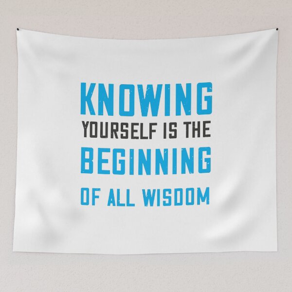 Item preview, Knowing Yourself Is The Beginning Of All Wisdom designed and sold by NationalDay.
