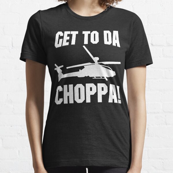 Vista previa del artículo con la obra «Llegar a da choppa», diseñado y vendido por DoctorParanoid.