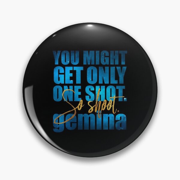 Item preview, You might get only one shot. So shoot. Gemina designed and sold by literarylifeco.