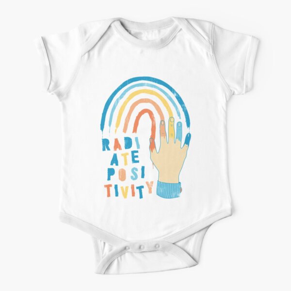 Radiate Positivity Short Sleeve Baby One-Piece
