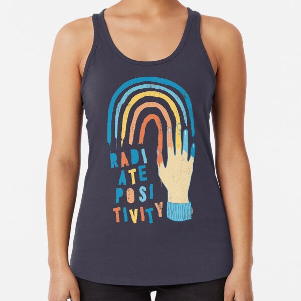 Radiate Positivity Racerback Tank Top