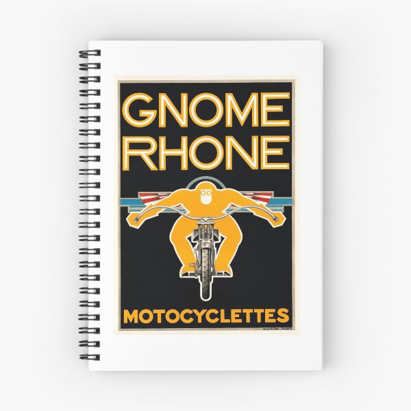 Item preview, 1935 FRANCE Gnome Rhone Motocyclettes Motorcycle Poster designed and sold by retrographics.