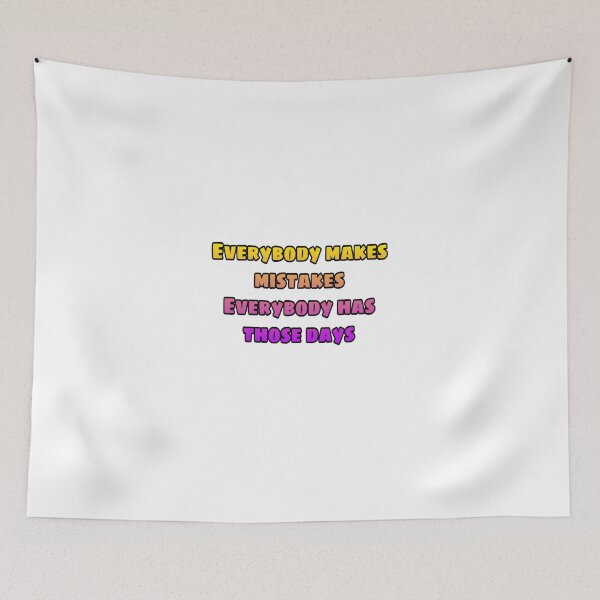 Item preview, Everybody Makes Mistakes designed and sold by corsmithswim.