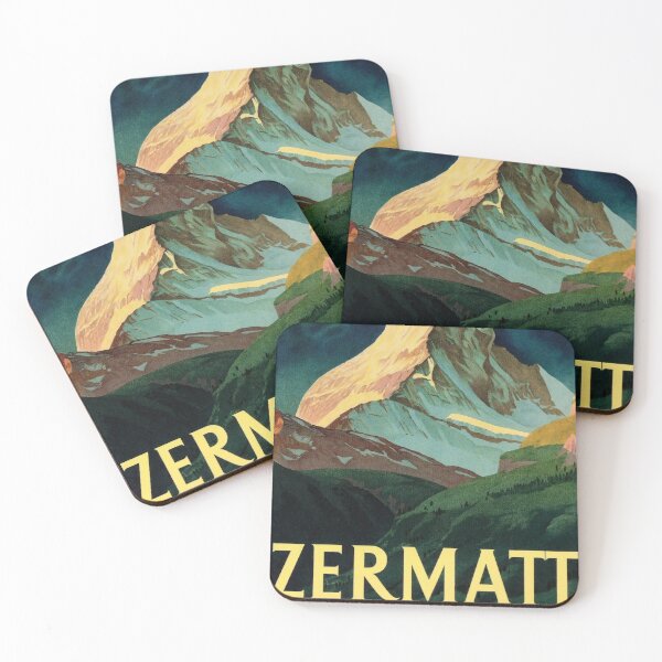 Item preview, Cartel de viaje vintage de Zermatt designed and sold by stickart-marek.