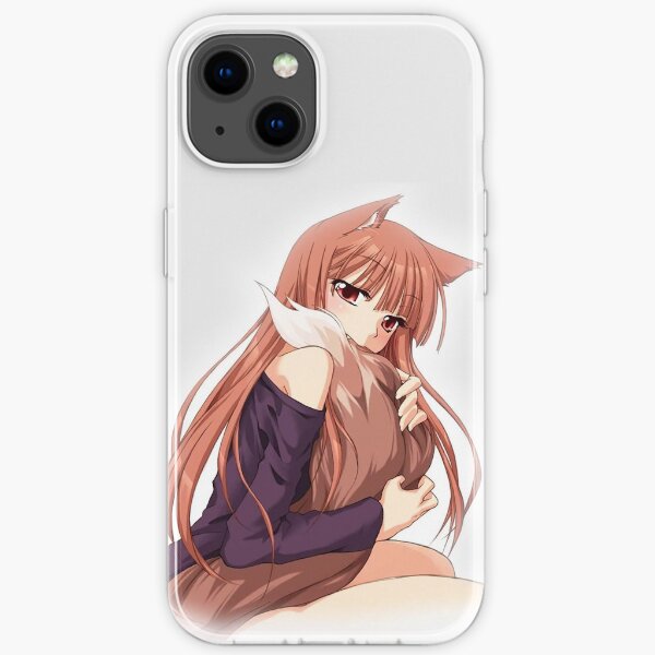 Anime Cat Girl Weißes T-Shirt iPhone Flexible Hülle