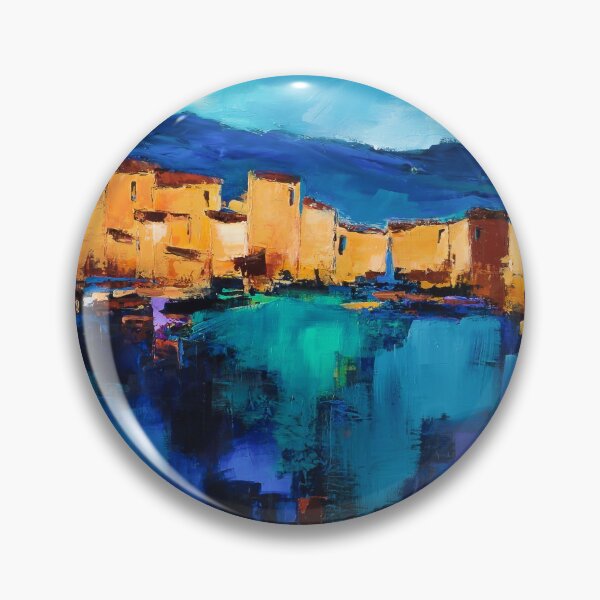 Item preview, Sunset Over the Village 3 designed and sold by Elise Palmigiani.