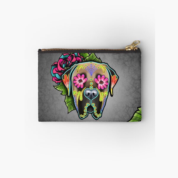 Item preview, Mastiff in Fawn - Day of the Dead Sugar Skull Dog designed and sold by Pretty In Ink.