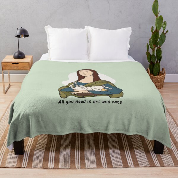 Item preview, All You Need Is Art & Cats designed and sold by AladdinMktgs.