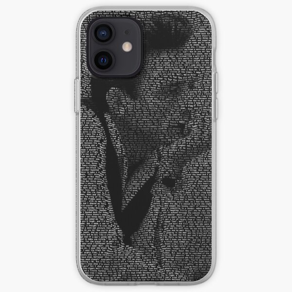 Johnny Cash Lyrical Portrait iPhone Soft Case