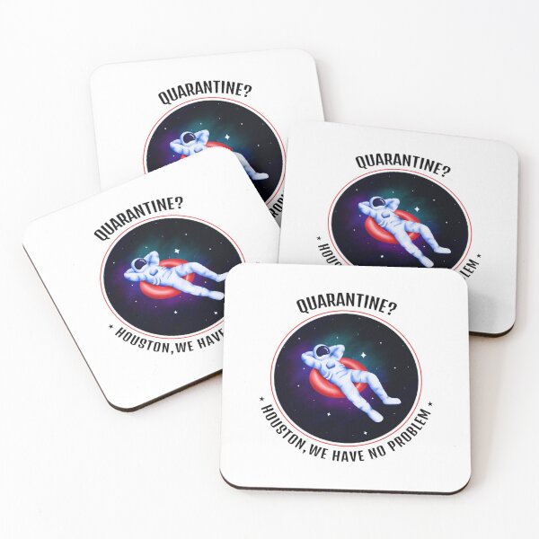 Item preview, QUARANTINED ASTRONAUT ON AN INNER TUBE NO COVID-19 CORONA VIRUS CHINESE FLU 2020 designed and sold by Nextlevellife.