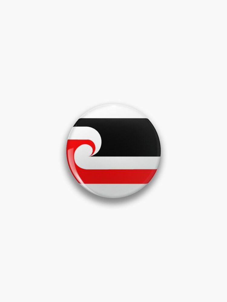 Maori Flag Pin By Sweetsixty Redbubble