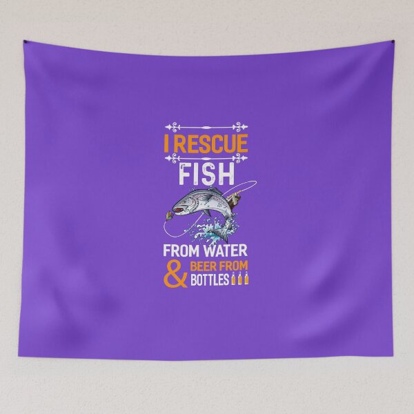 Item preview, I Rescue Fish From Water & Beer From Bottles designed and sold by fantasyy.