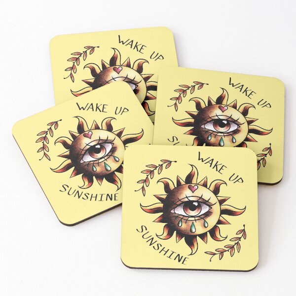 Item preview, wake up, sunshine designed and sold by Rumcherry Art.