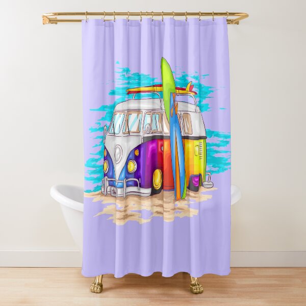 Bus Shower Curtains Redbubble