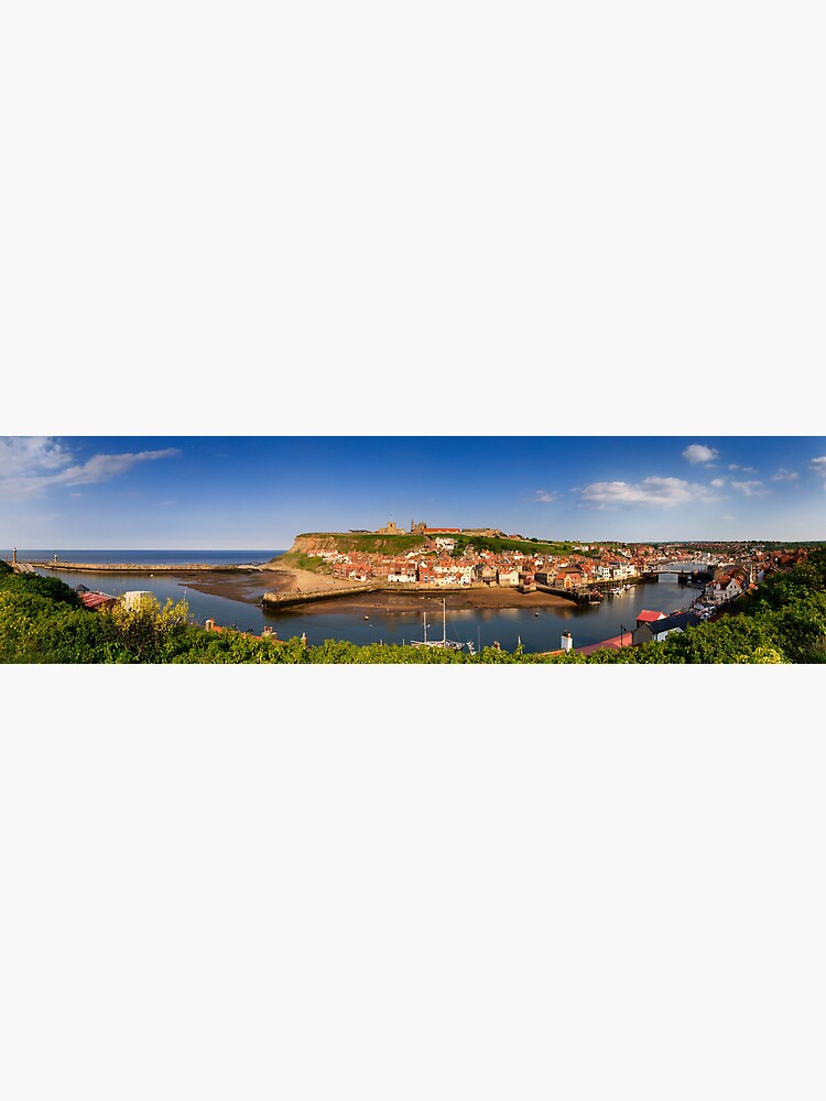 Thumbnail 3 of 3, Art Print, Whitby at the end of a hot summer’s day designed and sold by sjbowen.