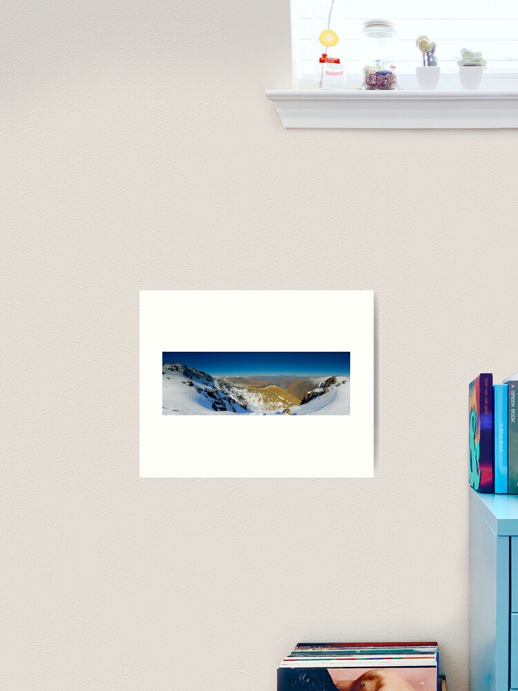 Thumbnail 2 of 3, Art Print, Red Screes panorama towards Patterdale designed and sold by sjbowen.