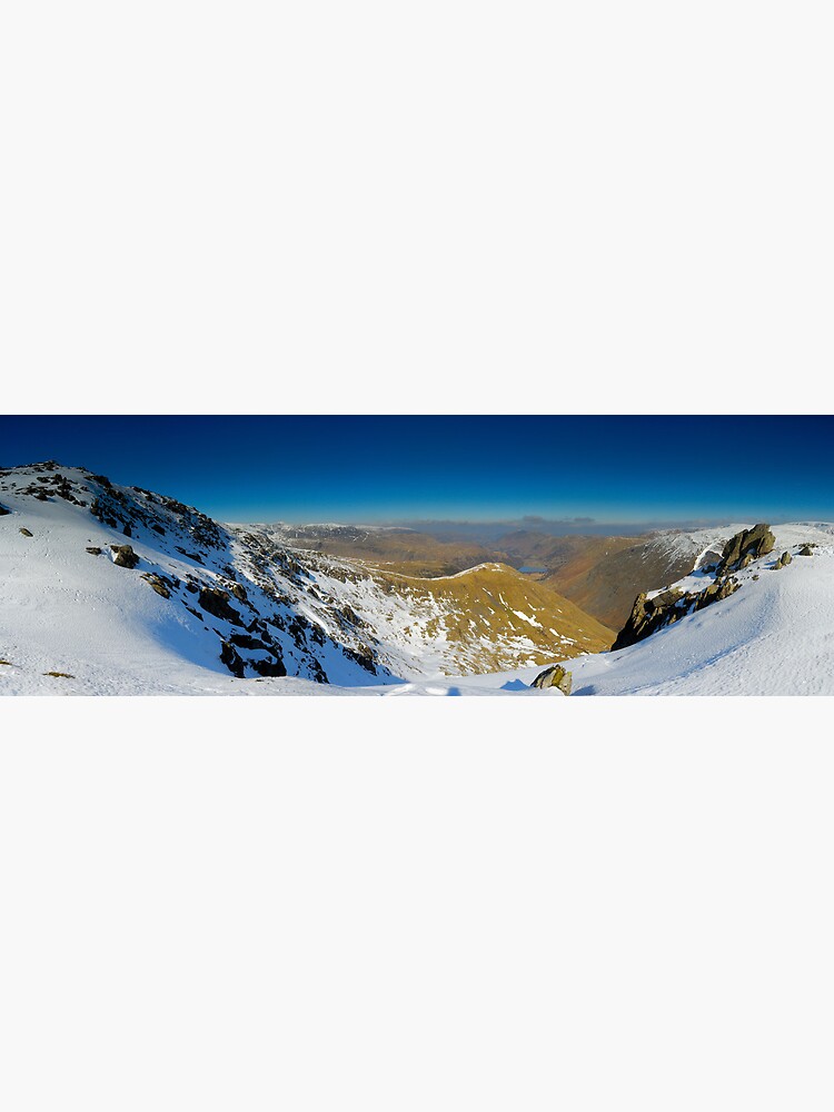 Thumbnail 3 of 3, Art Print, Red Screes panorama towards Patterdale designed and sold by sjbowen.