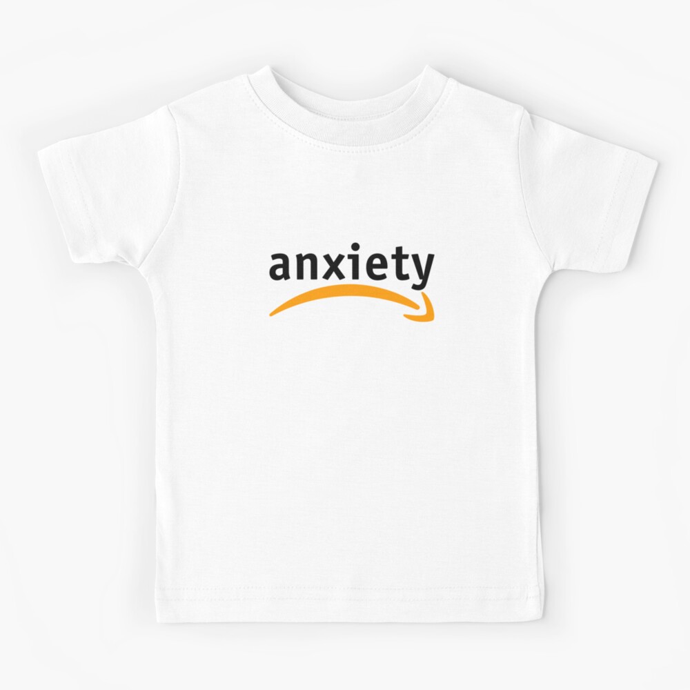 Anxiety On The Amazon Logo Kids T Shirt By Russell7lee Redbubble - pepsi roblox t shirt