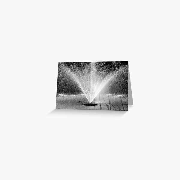 Waterperry fountain Greeting Card