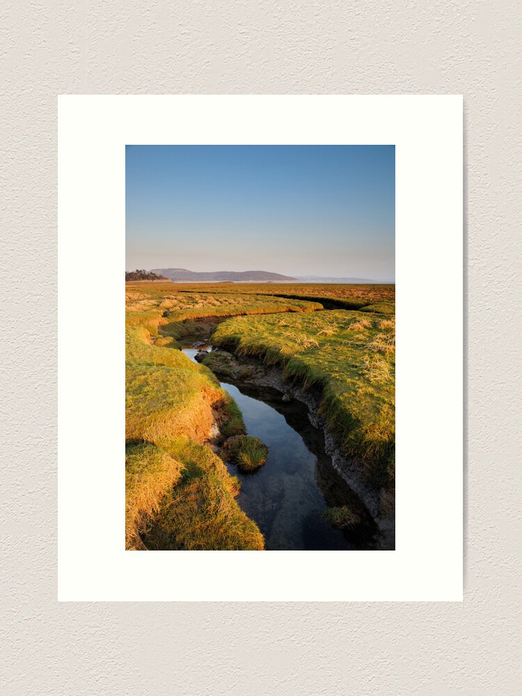 Thumbnail 1 of 3, Art Print, Grange Over Sands towards Silverdale designed and sold by sjbowen.