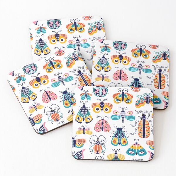 Item preview, Cute Colorful Bugs designed and sold by pugmom4.