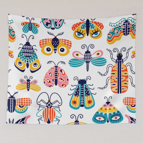 Item preview, Cute Colorful Bugs designed and sold by pugmom4.
