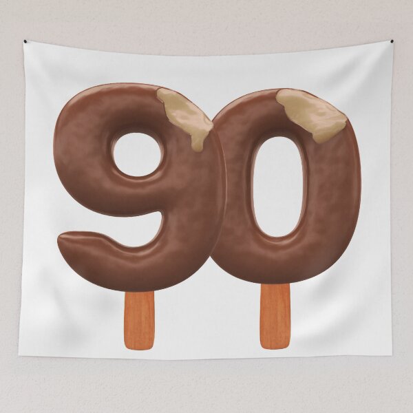 Item preview, 90 Ice Cream Ninenty Number 3d Chocolate designed and sold by HelloFromAja.