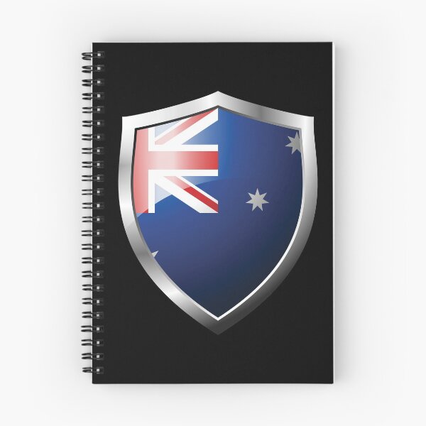 Item preview, Strong Australia Flag Shield Country designed and sold by HelloFromAja.