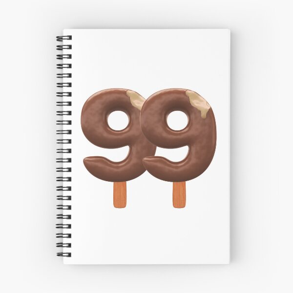 Item preview, 99 Ice Cream Ninenty Nine Number 3d Chocolate designed and sold by HelloFromAja.