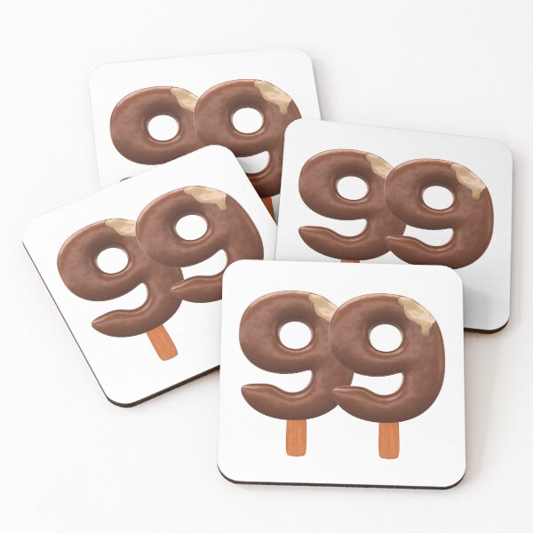 Item preview, 99 Ice Cream Ninenty Nine Number 3d Chocolate designed and sold by HelloFromAja.