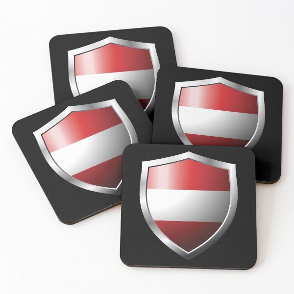 Item preview, Strong Austria Flag Shield Country designed and sold by HelloFromAja.