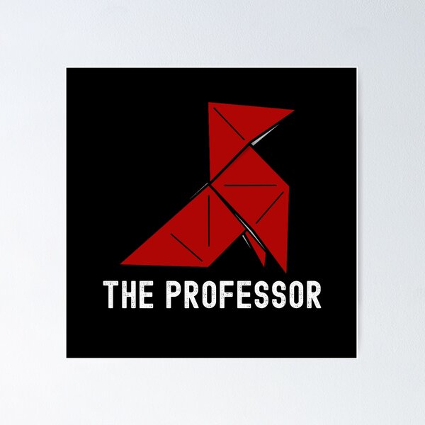 Artikel-Vorschau von Geldraub La Casa de Papel Der Professor, designt und verkauft von IntegrityDesign.