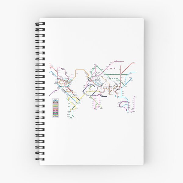 Item preview, World Metro Map designed and sold by ArtPrints.