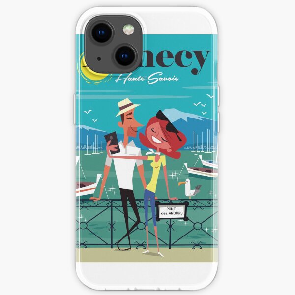 Pont des Amours poster iPhone Soft Case