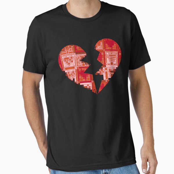 Item preview, Broken puzzle heart T-shirt designed and sold by enhan.